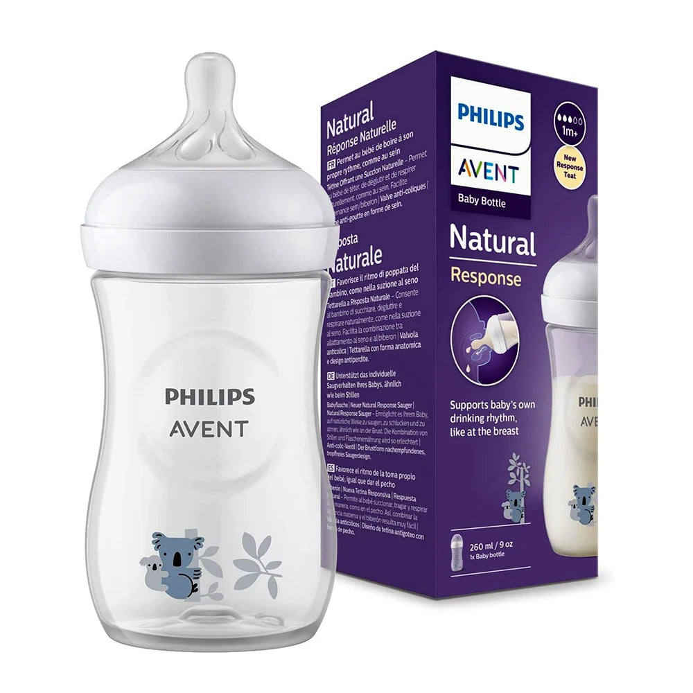 Philips Avent Natual Response Baby Bottle Koala 1M+