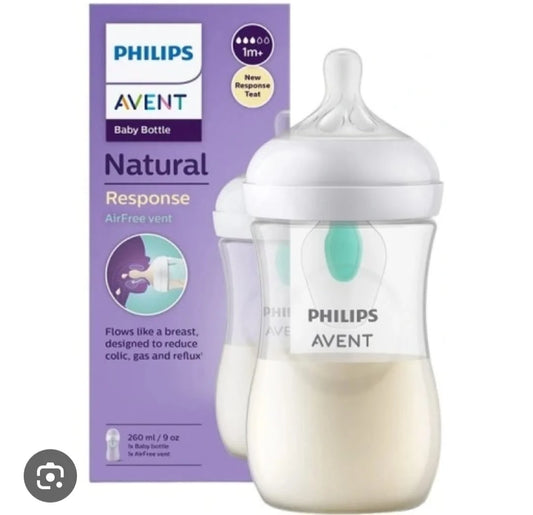 Philips Avent Natural Response Airfree Vent Bottle 1M+