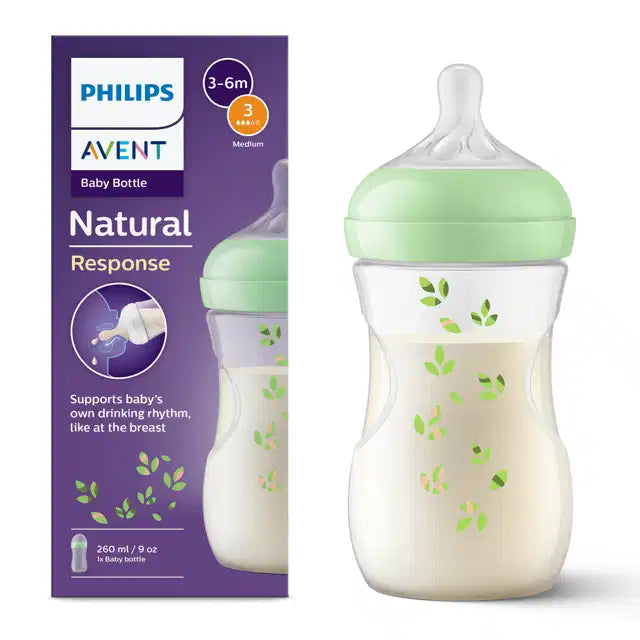 Philips Avent Natural Response Bottle Medium Flow 3-6M