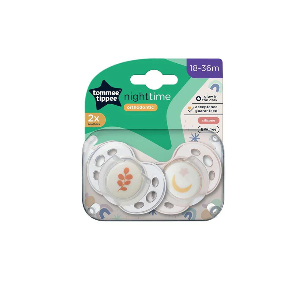 Tommee Tippee Nighttime Soother 18-36M Pack Of 2