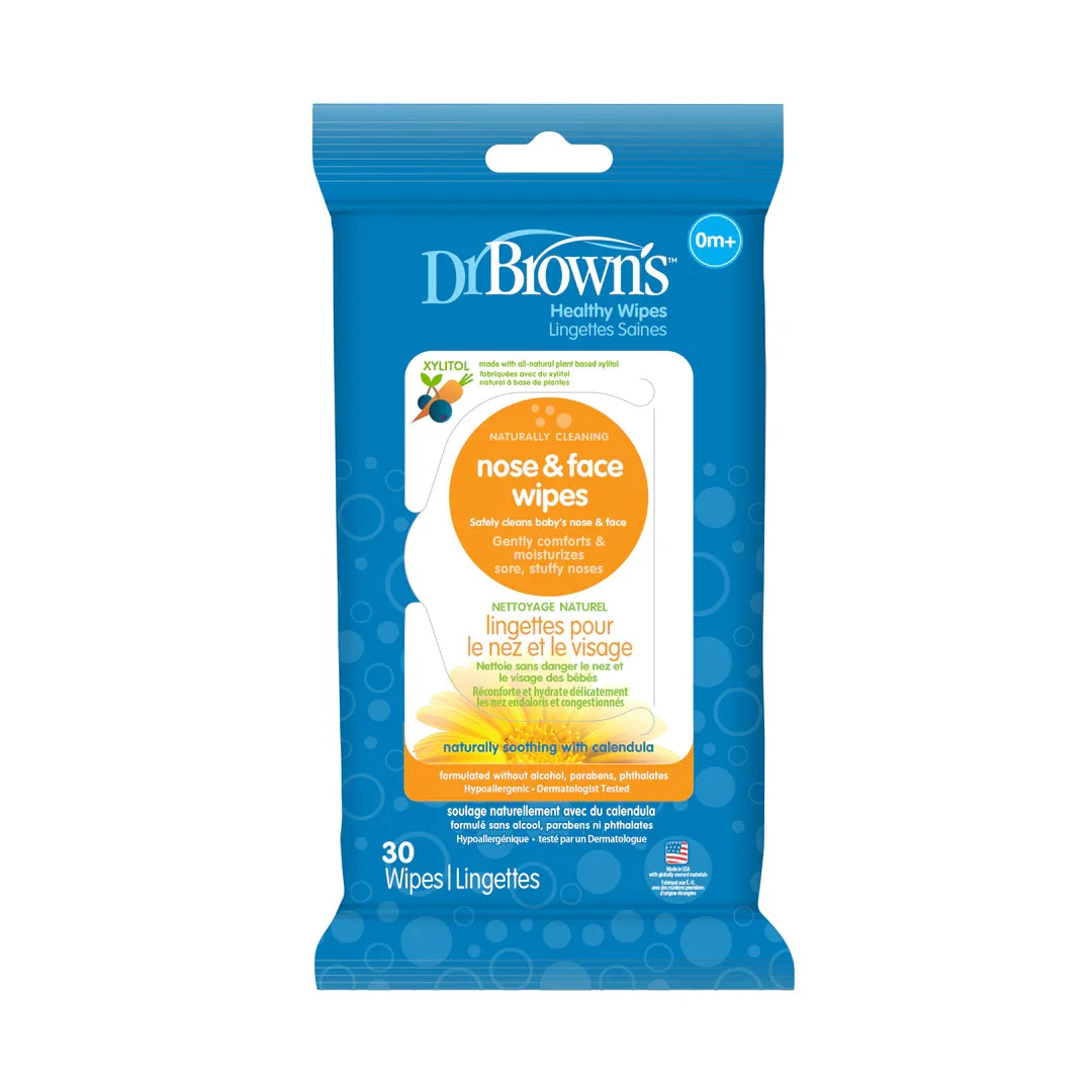 Dr.Brown's Nose & Face Wipes