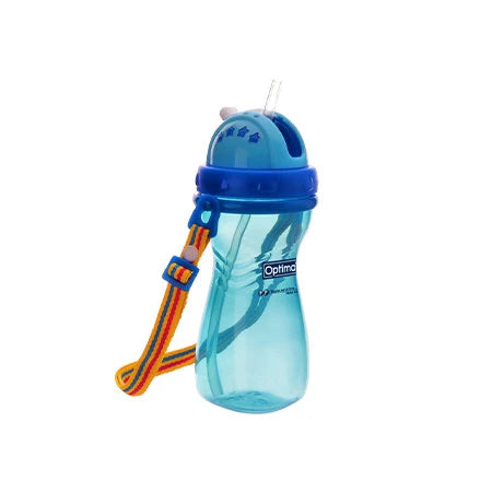 Optimal P.P Wide Neck Silicone Straw Bottle 12M+