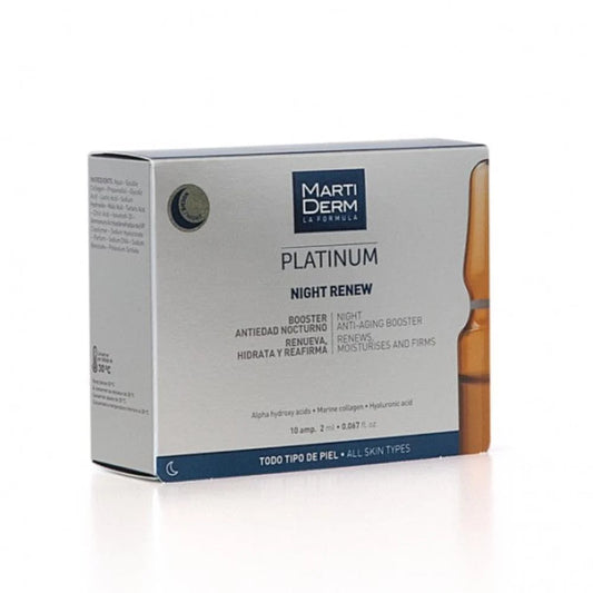 Martiderm Platinum Night Renew Ampoules
