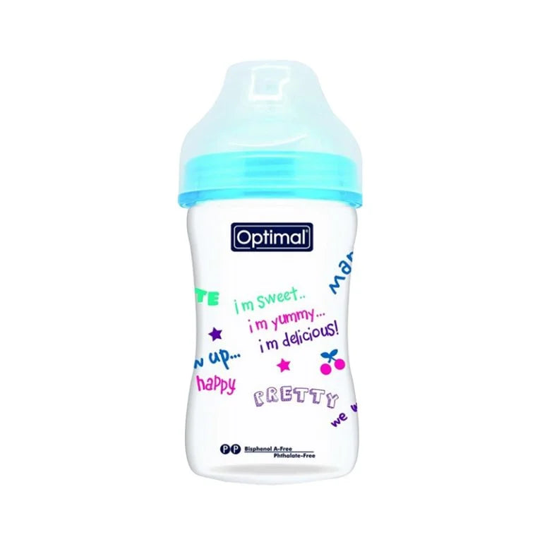 Optimal P.P Extra Wide Neck Feeding Bottle 6M+