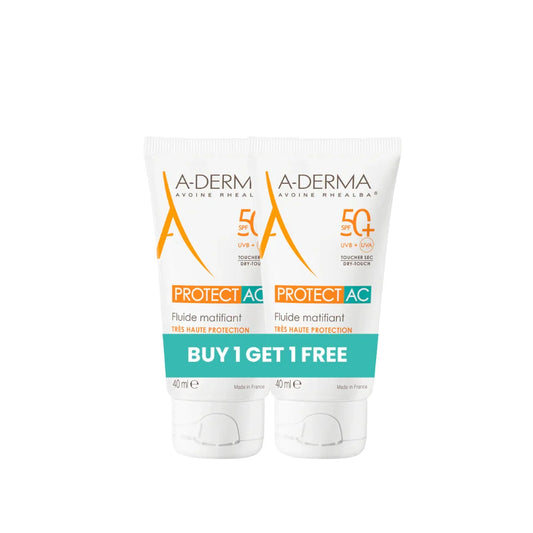 Aderma Protect AC Mattifying Fluid SPF50+ Duo