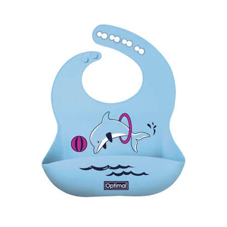 Optimal Silicone Baby Bib 4M+