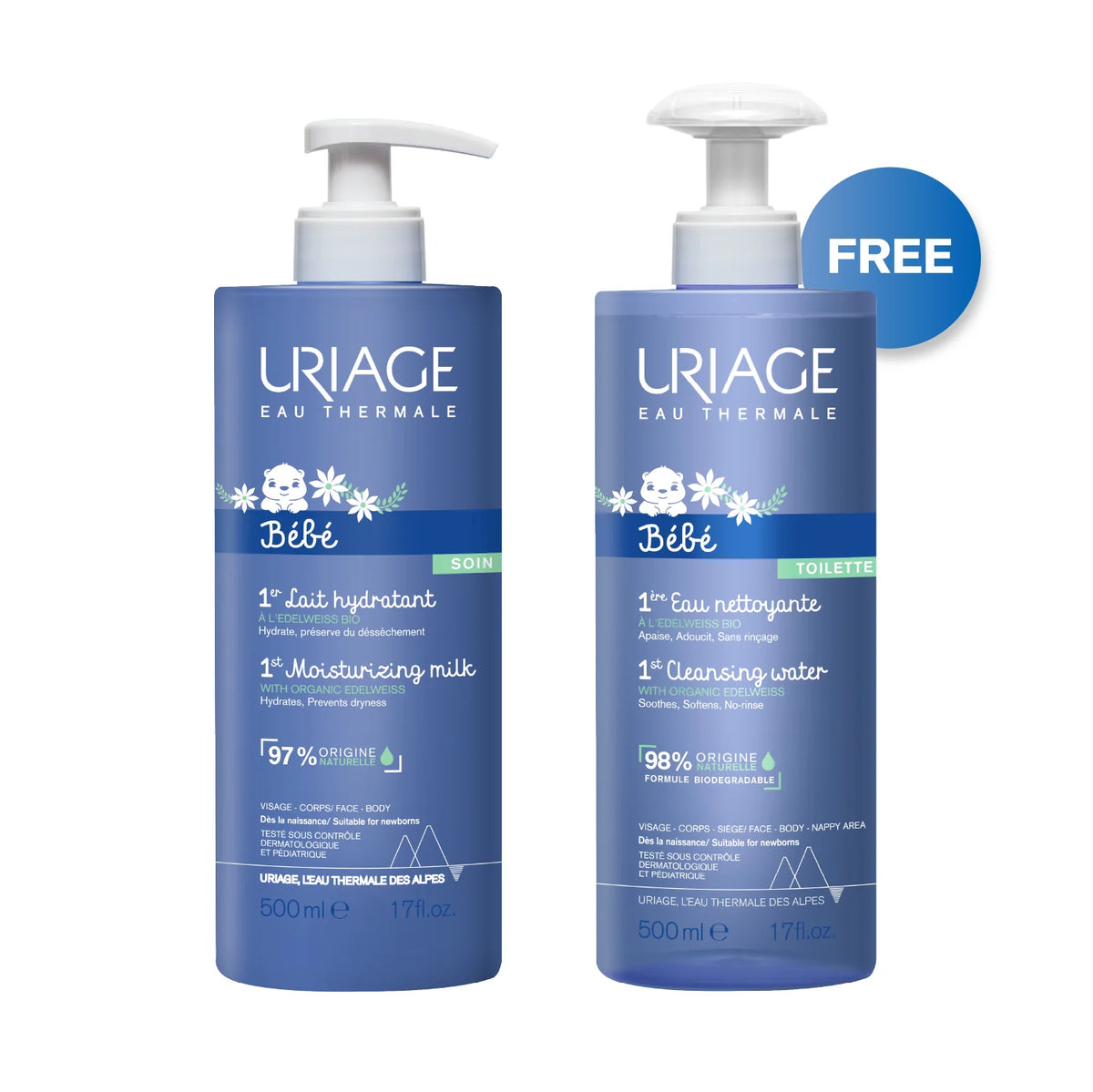 Uriage Soft & Clean Baby Set