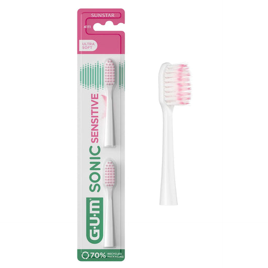 GUM Sonic Sensitive Ultra Soft Toothbrush Refill