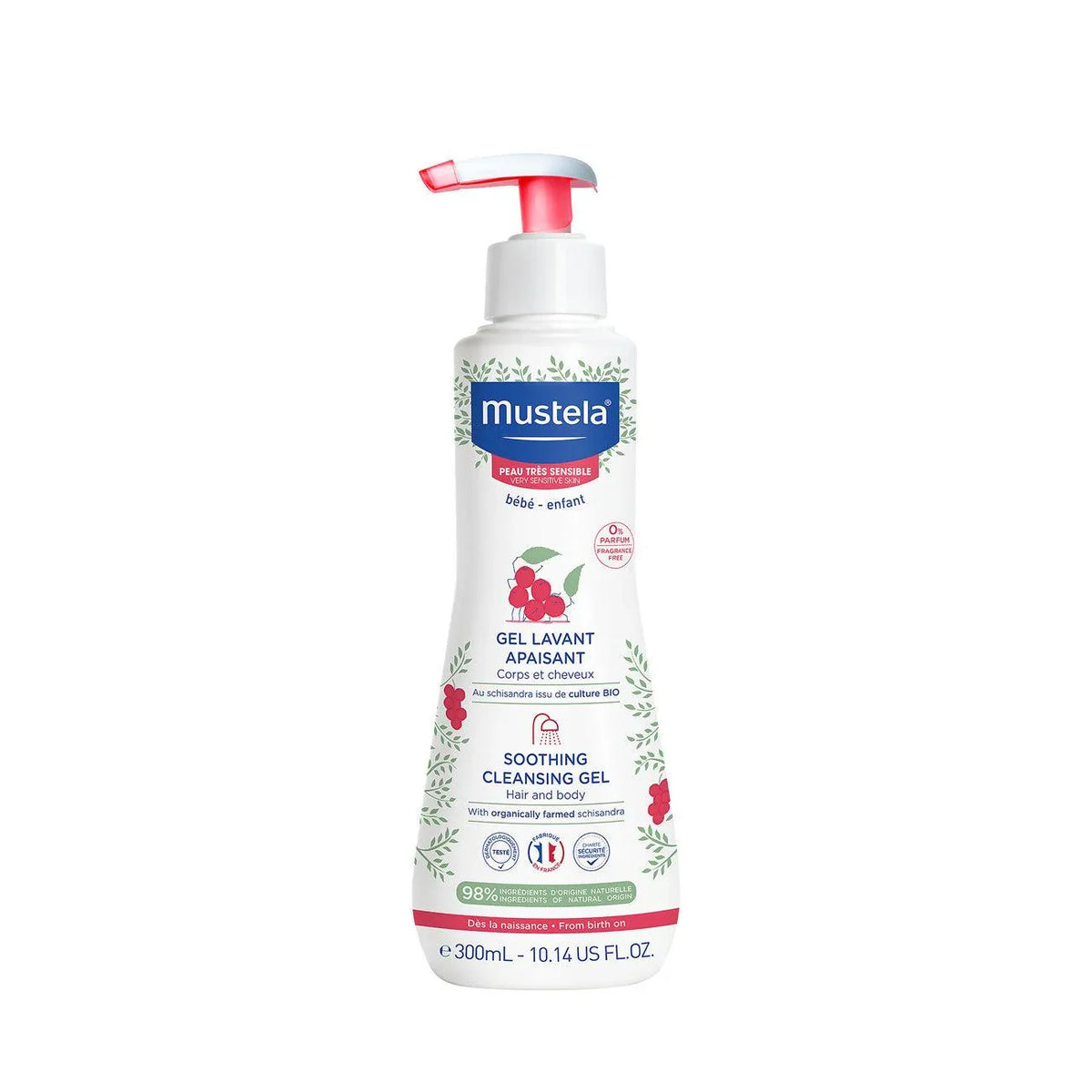 Mustela Baby & Child Soothing Cleansing Gel - Hair and Body