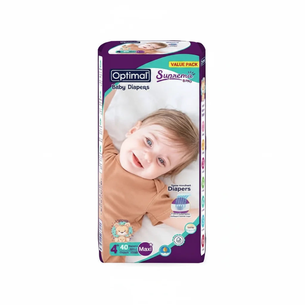 Optimal Suprema 8 Pro Baby Diapers 4+ (9-20kg)