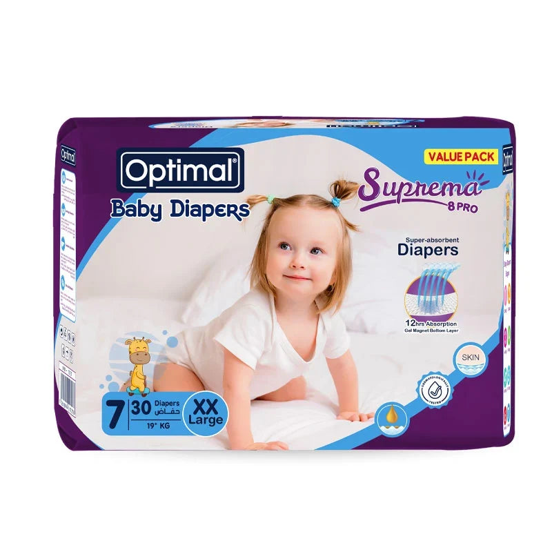 Optimal Suprema 8 Pro Baby Diapers 7 (19+kg)