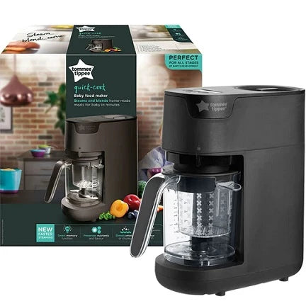 Tommee Tippee Quick Food Baby Food Maker bLACK