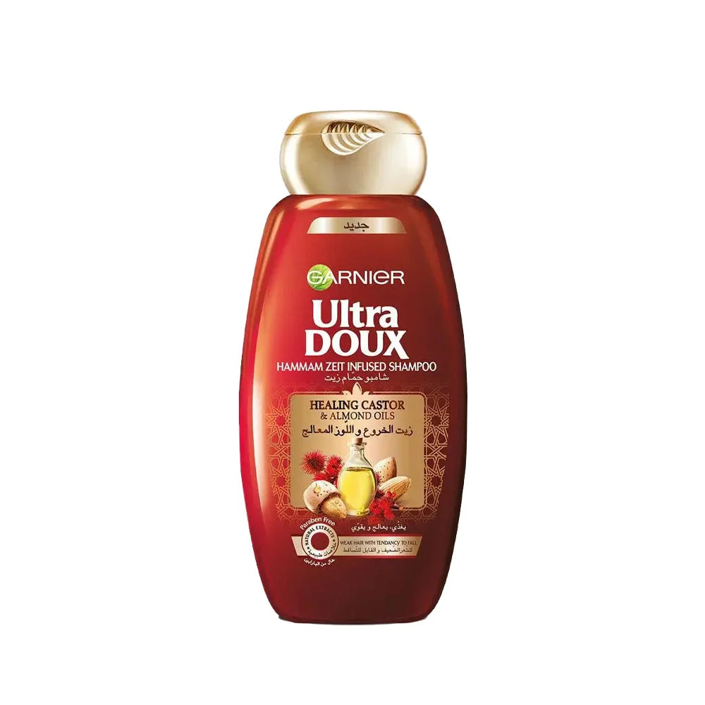 Garnier Ultra Doux Castor and Almond Oil Hammam Zeit infused Shampoo