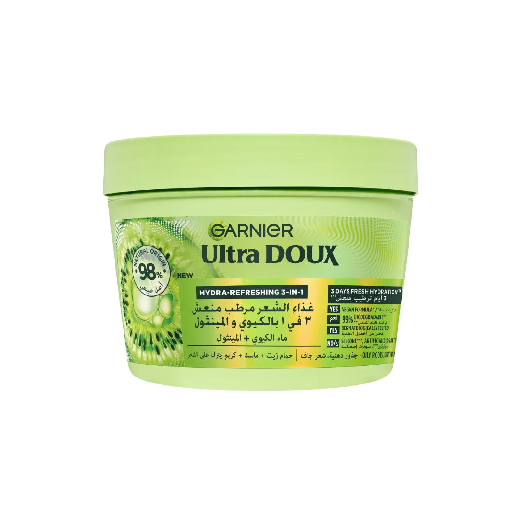 Garnier Ultra Doux Hair Food Hydra Refreshing Kiwi 3-in-1