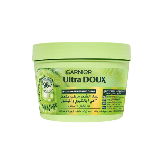 Garnier Ultra Doux Hair Food Hydra Refreshing Kiwi 3-in-1