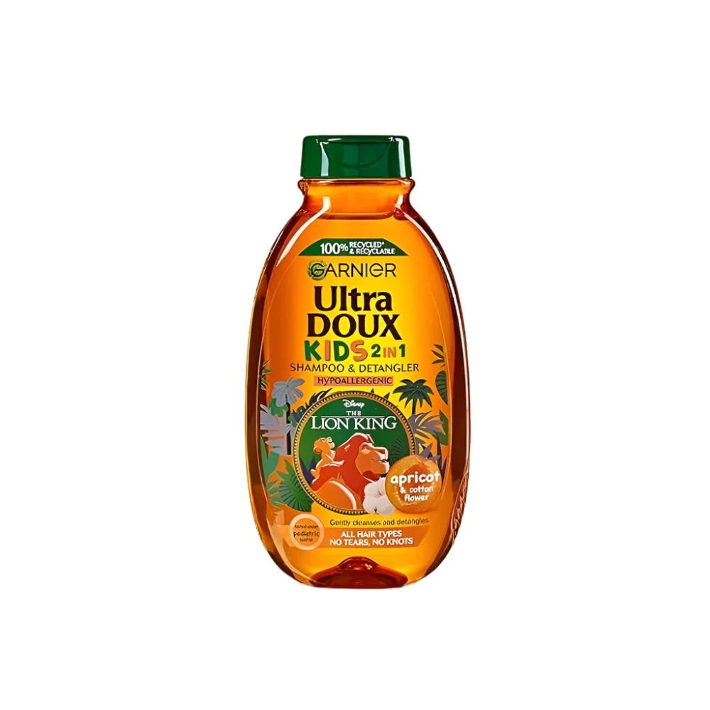 Garnier Ultra Doux The Lion King - Children With Apricot And Cotton Flower Shampoo 2 In 1