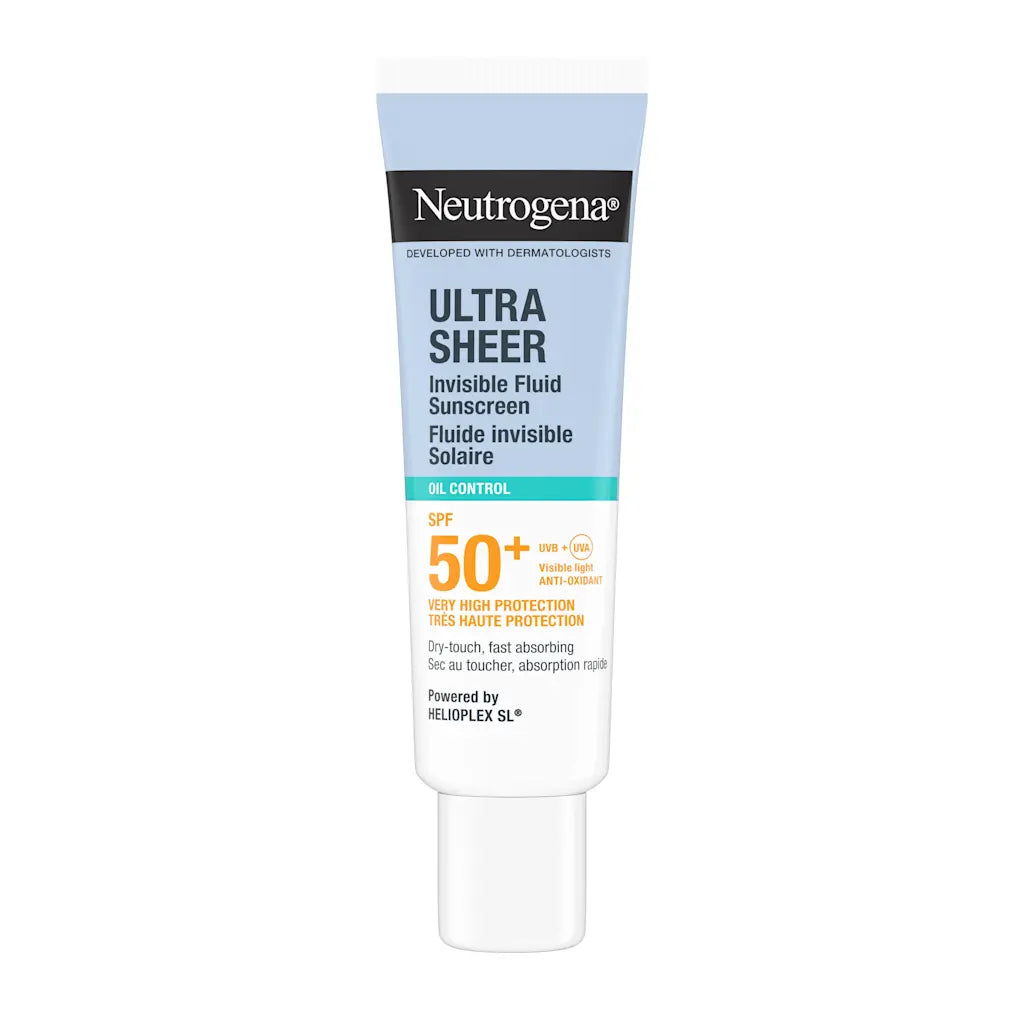 Neutrogena Ultra Sheer Invisible Fluid Sunscreen Oil Control SPF50+