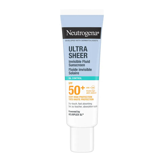 Neutrogena Ultra Sheer Invisible Fluid Sunscreen Oil Control SPF50+