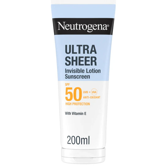 Neutrogena Ultra Sheer Invisible Lotion Sunscreen SPF50+
