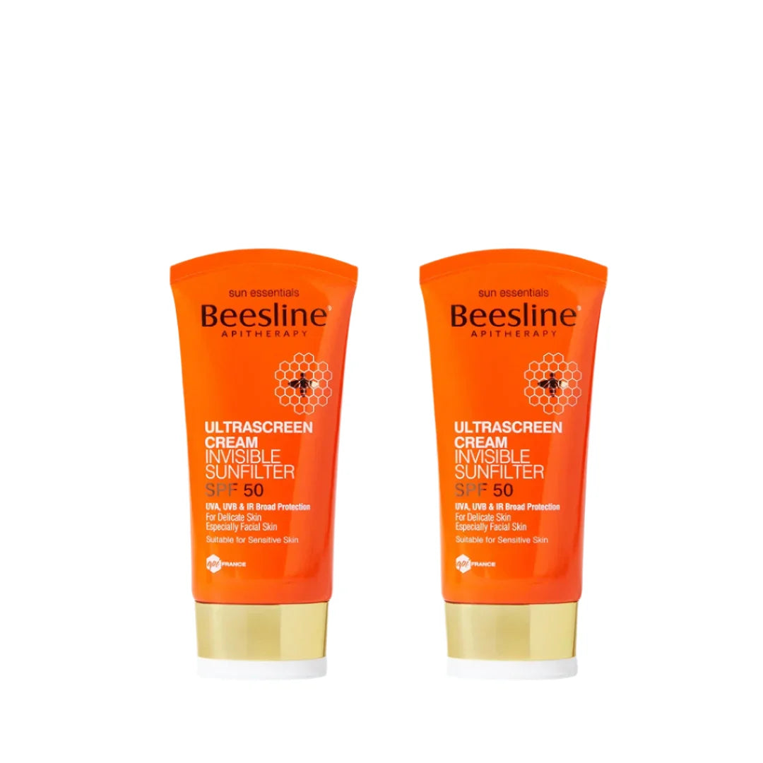 Beesline Ultrascreen Cream Invisible Sunfilter SPF50 Pack of 2