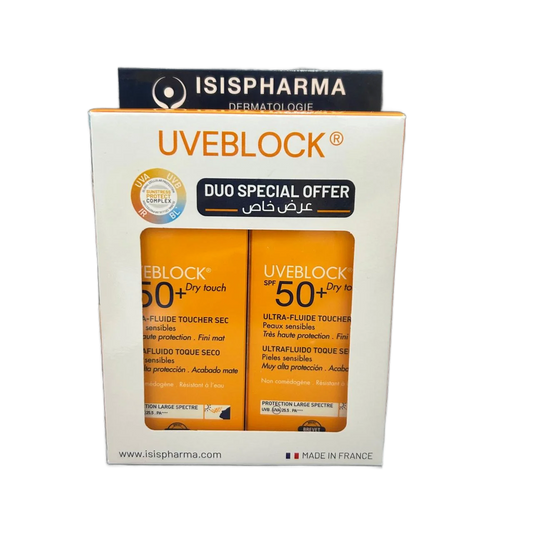 Isispharma UVEBlock Dry Touch SPF50+ Duo