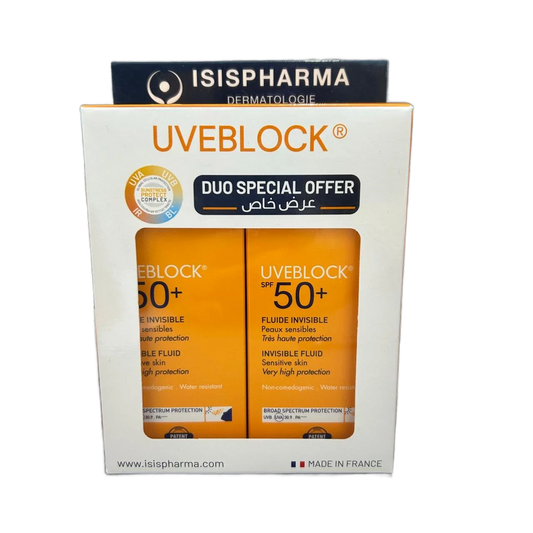 Isispharma UVEBlock Invisible Fluid SPF50+ Duo