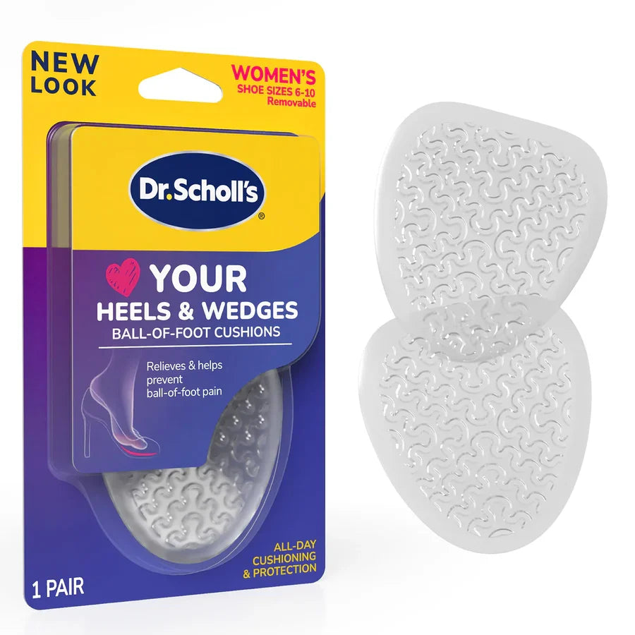 Dr.Scholl's Your Heel & Wedges Ball Of Foot Cushions