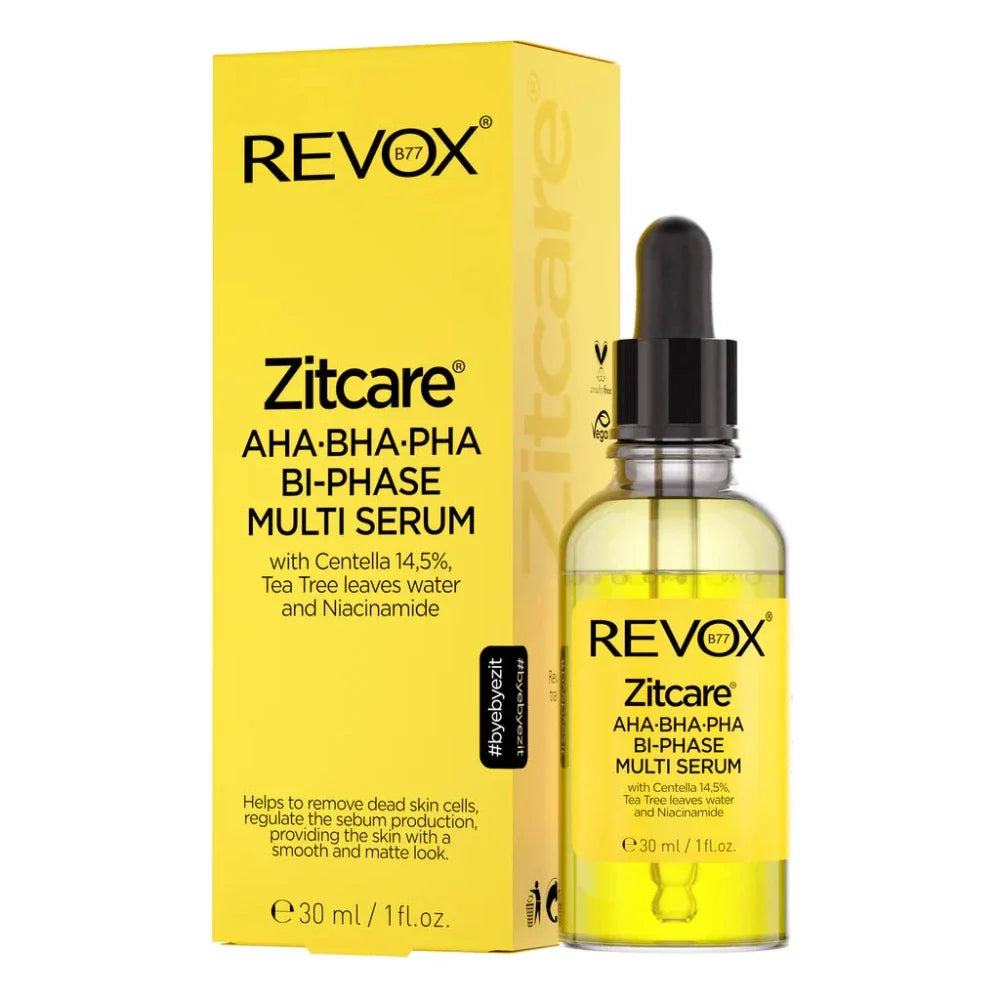 REVOX B77 Zitcare AHA BHA PHA Bi-Phase Multi Serum
